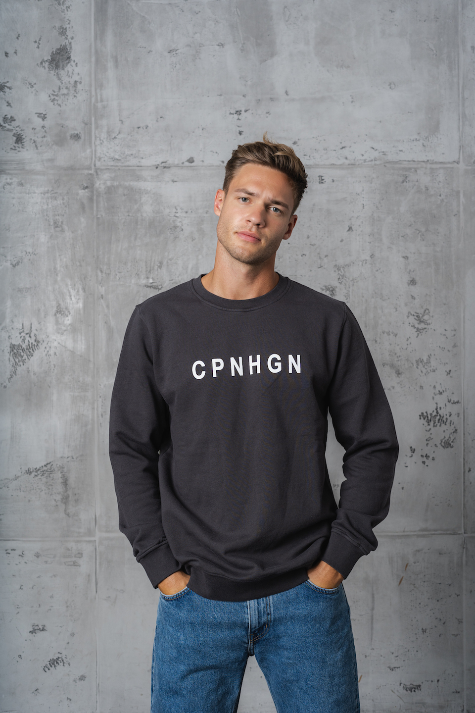 CPH Sweat 2M org. cotton lava grey