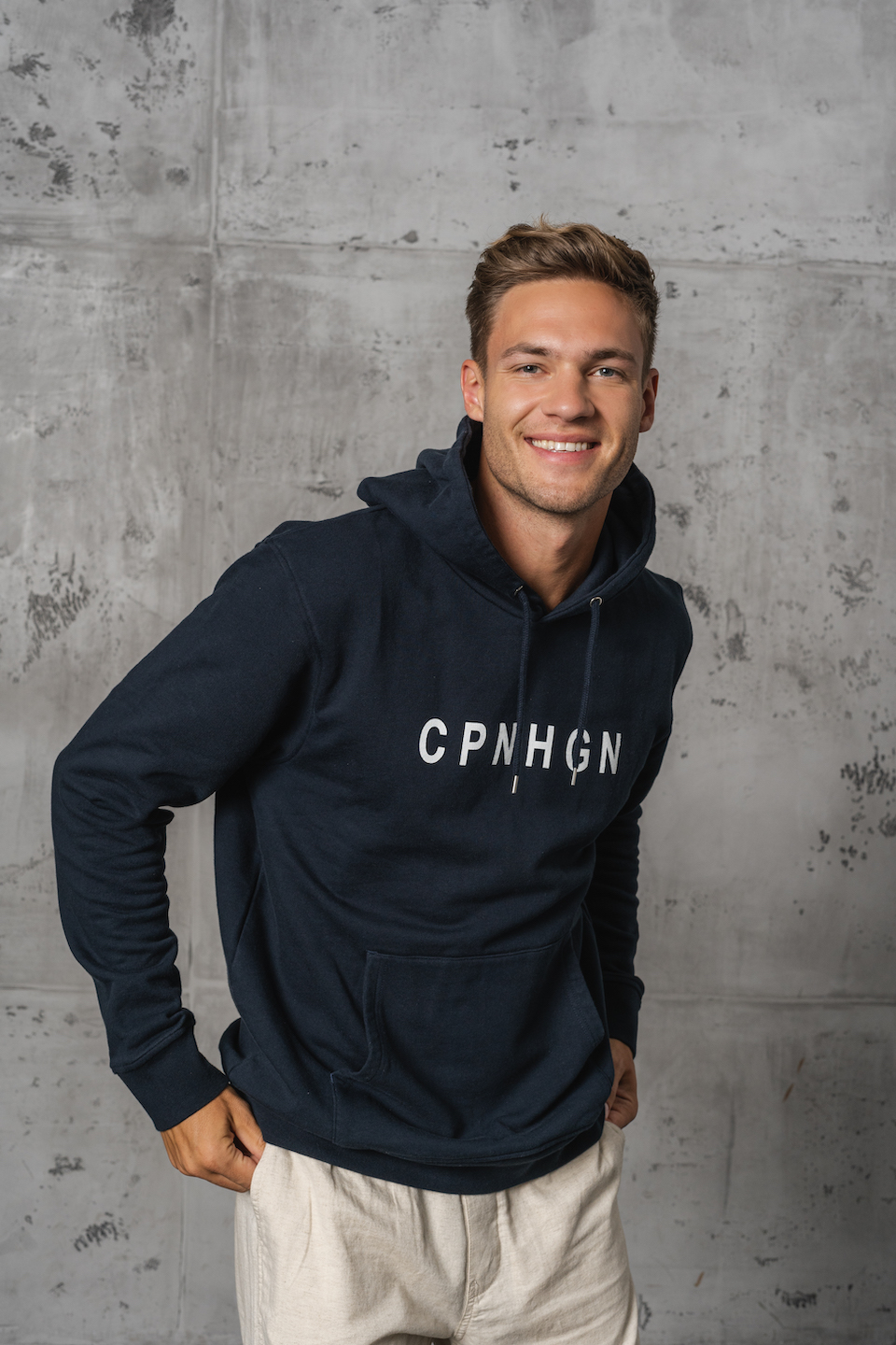 CPH Hoodie 2M org. cotton navy blue
