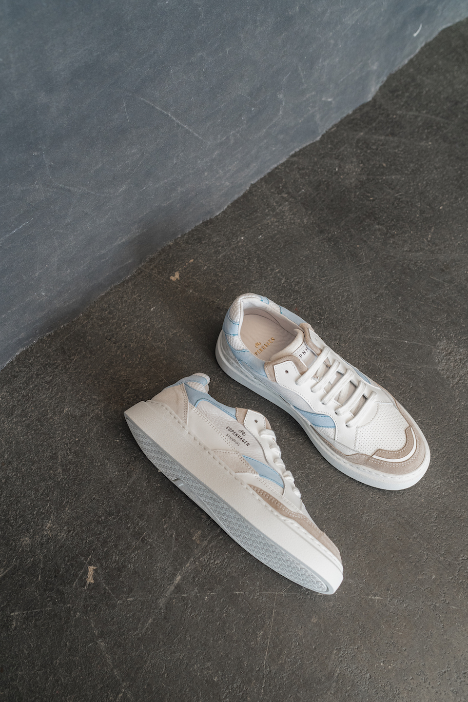 CPH560 material mix white/light blue - alternative 3