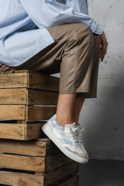 CPH560 material mix white/light blue