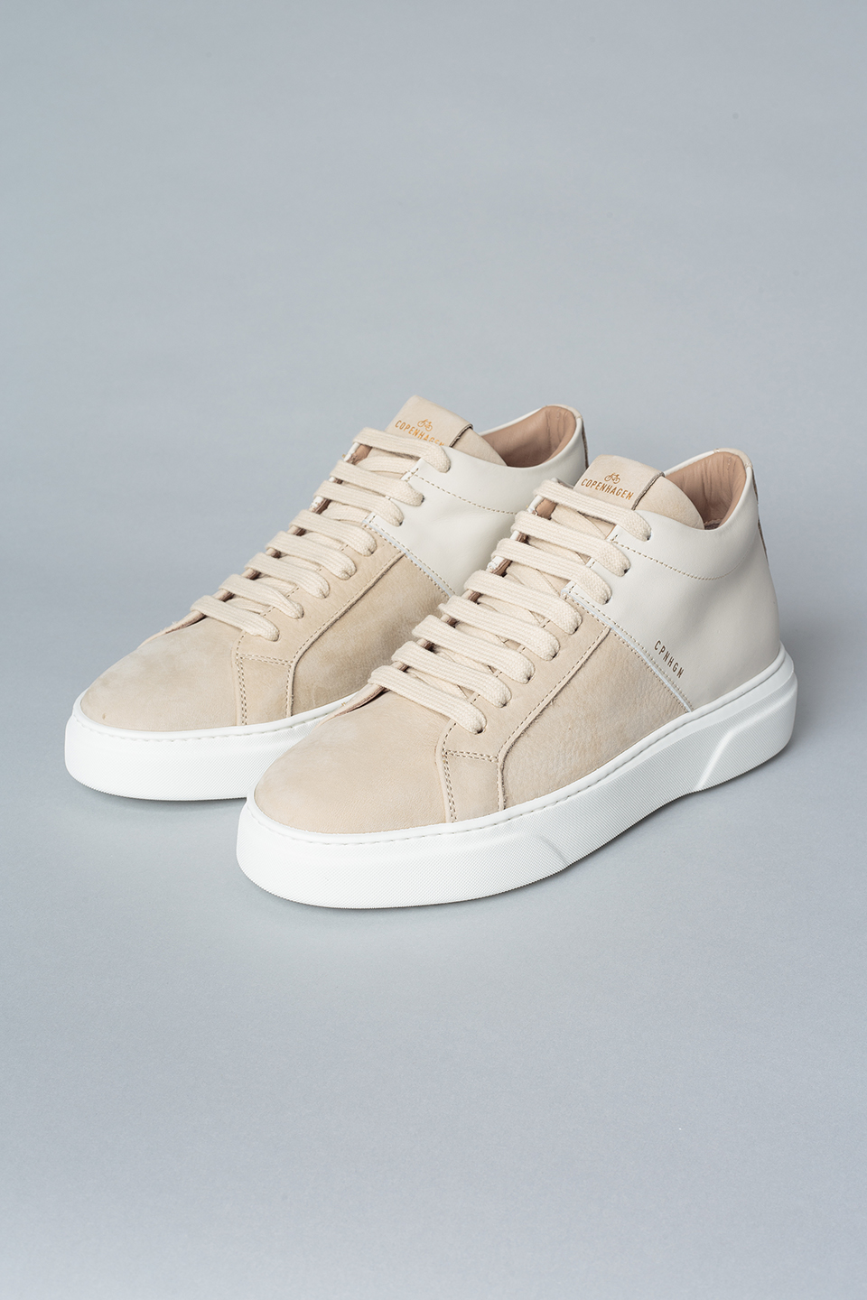 Frederiksberg nabuc/vitello taupe/ecru - alternative 2