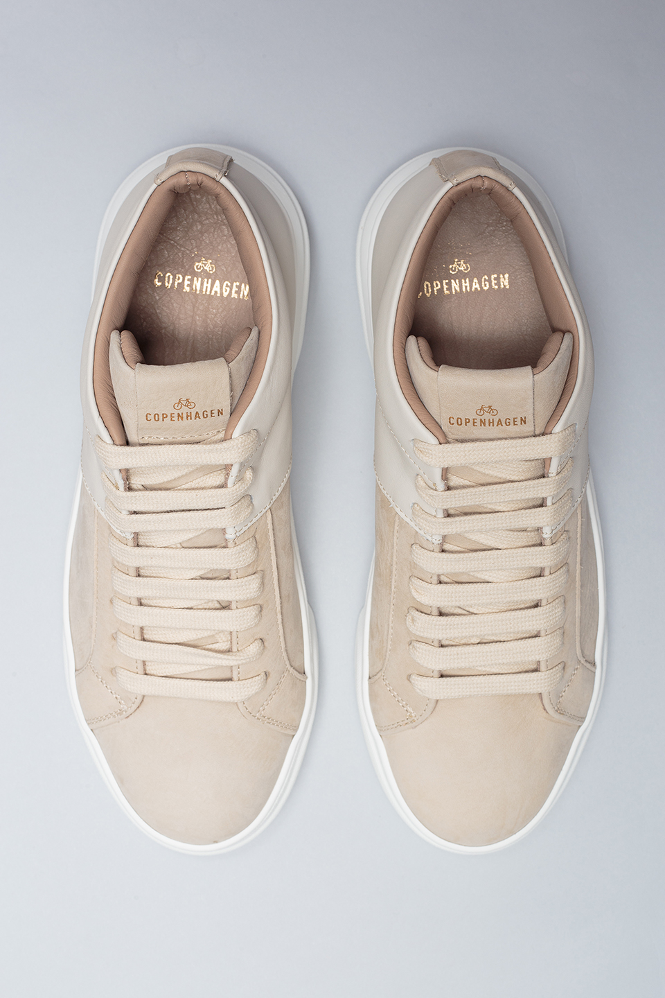 Frederiksberg nabuc/vitello taupe/ecru - alternative 3