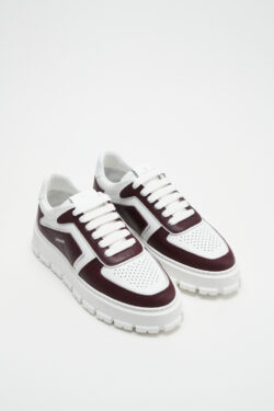 CPH332 leather mix bordeaux/white - alternative 1