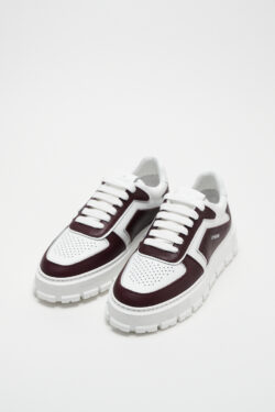 CPH332 leather mix bordeaux/white - alternative 4