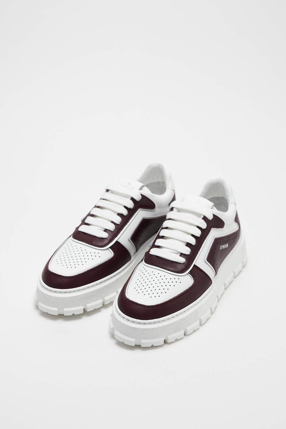 CPH332 leather mix bordeaux/white - alternative 4
