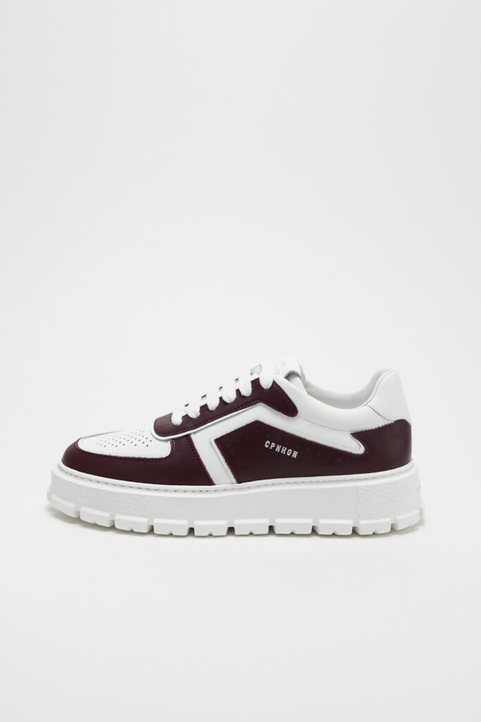 CPH332 leather mix bordeaux/white - alternative 3