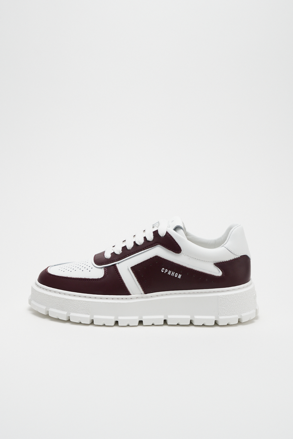 CPH332 leather mix bordeaux/white - alternative 3