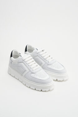 CPH332 leather mix white/black