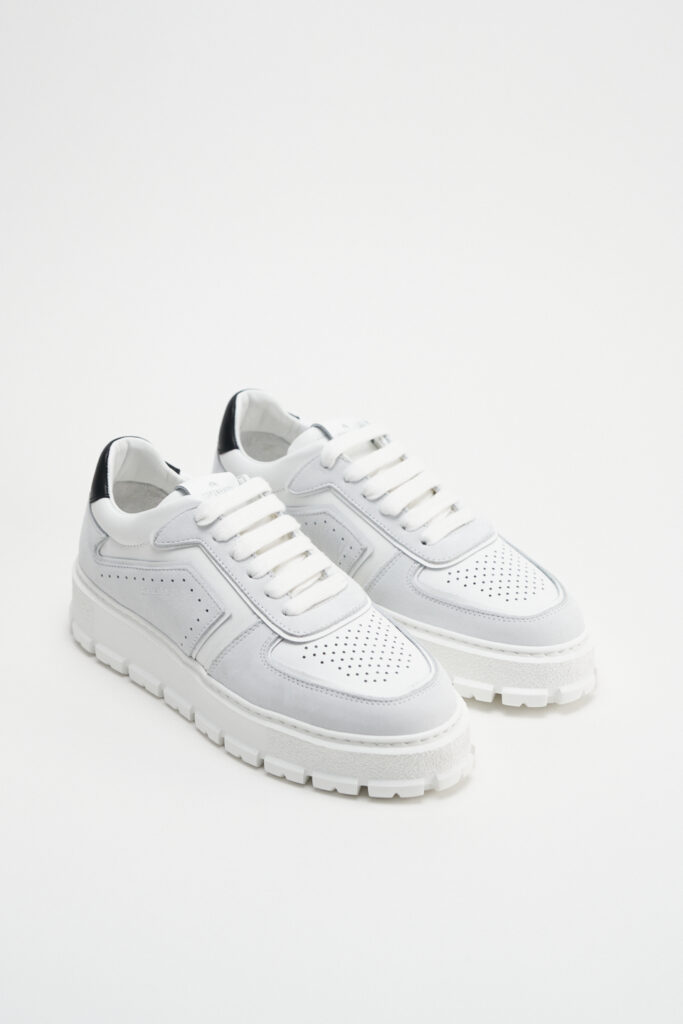 CPH332 leather mix white/black
