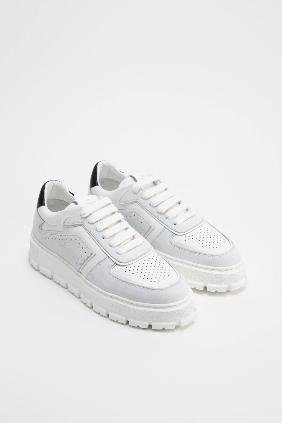 CPH332 leather mix white/black