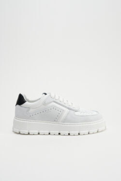 CPH332 leather mix white/black - alternative 1