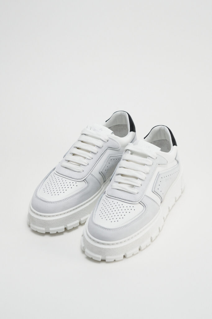 CPH332 leather mix white/black - alternative 2