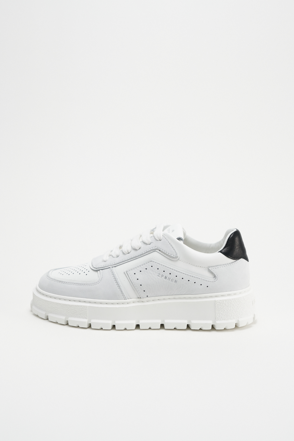 CPH332 leather mix white/black - alternative 3