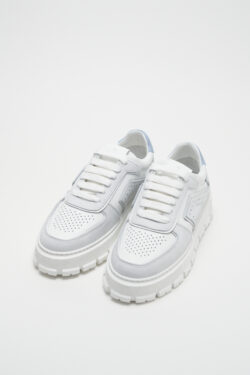 CPH332 leather mix white/light blue - alternative 4