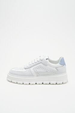 CPH332 leather mix white/light blue - alternative 3