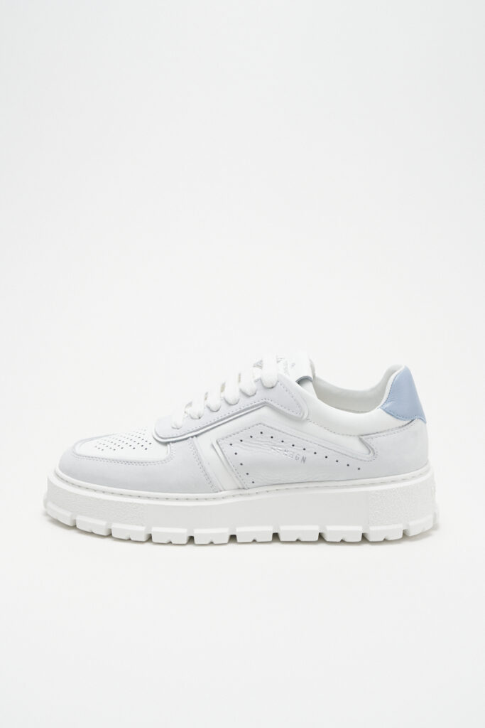 CPH332 leather mix white/light blue - alternative 3