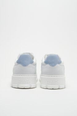 CPH332 leather mix white/light blue - alternative 5