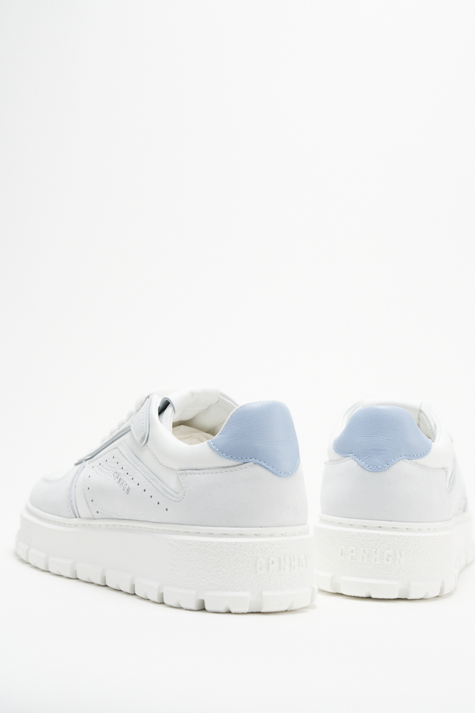 CPH332 leather mix white/light blue - alternative 6