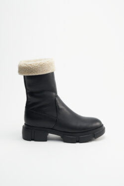 CPH668 vegan teddy nappa black