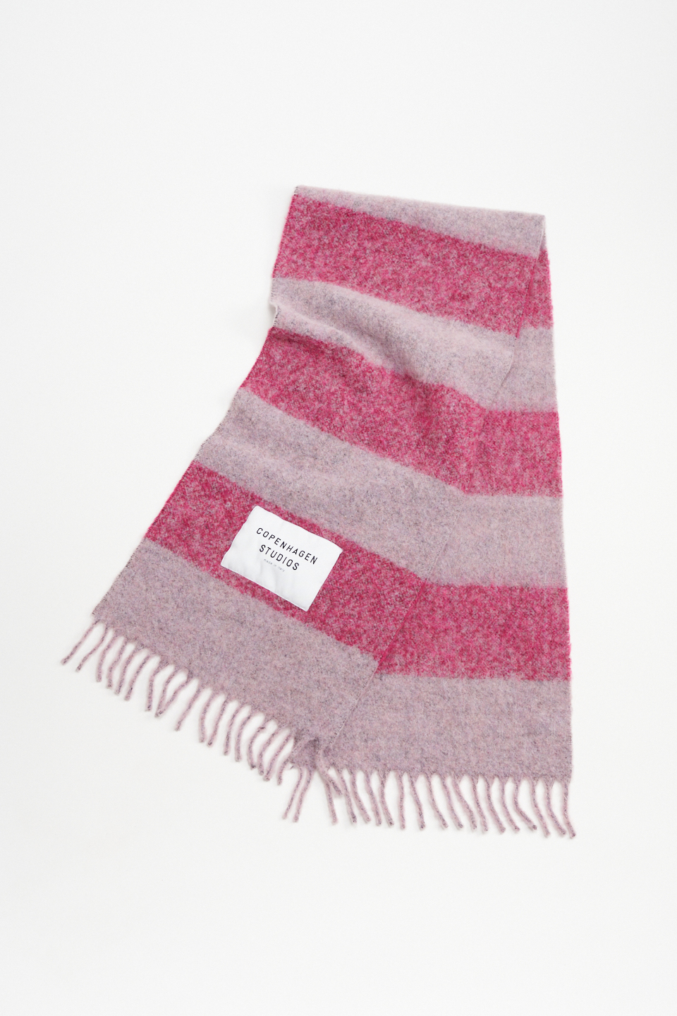 CPH SHAWL 3 wool mix fuchsia