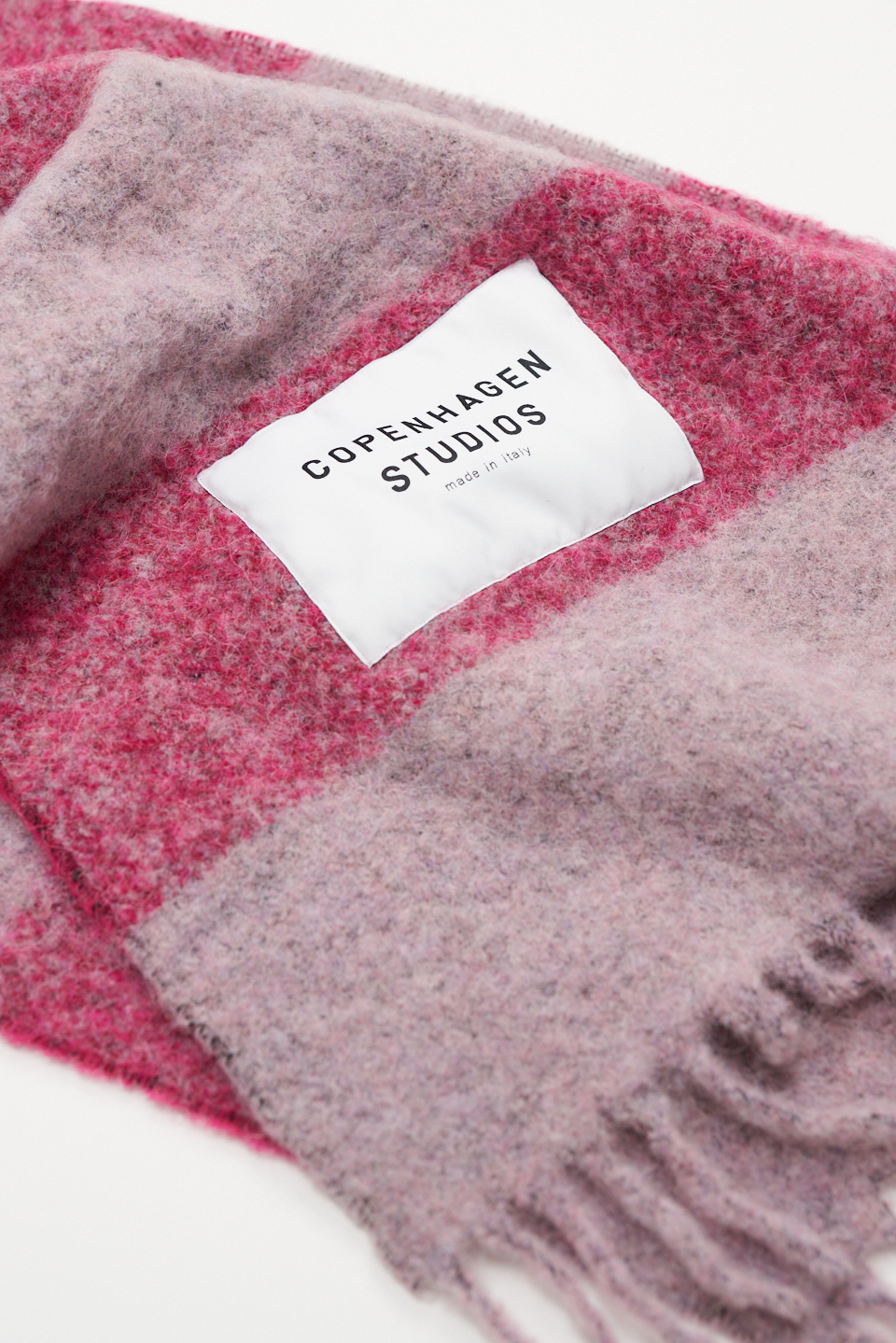 CPH SHAWL 3 wool mix fuchsia - alternative 1