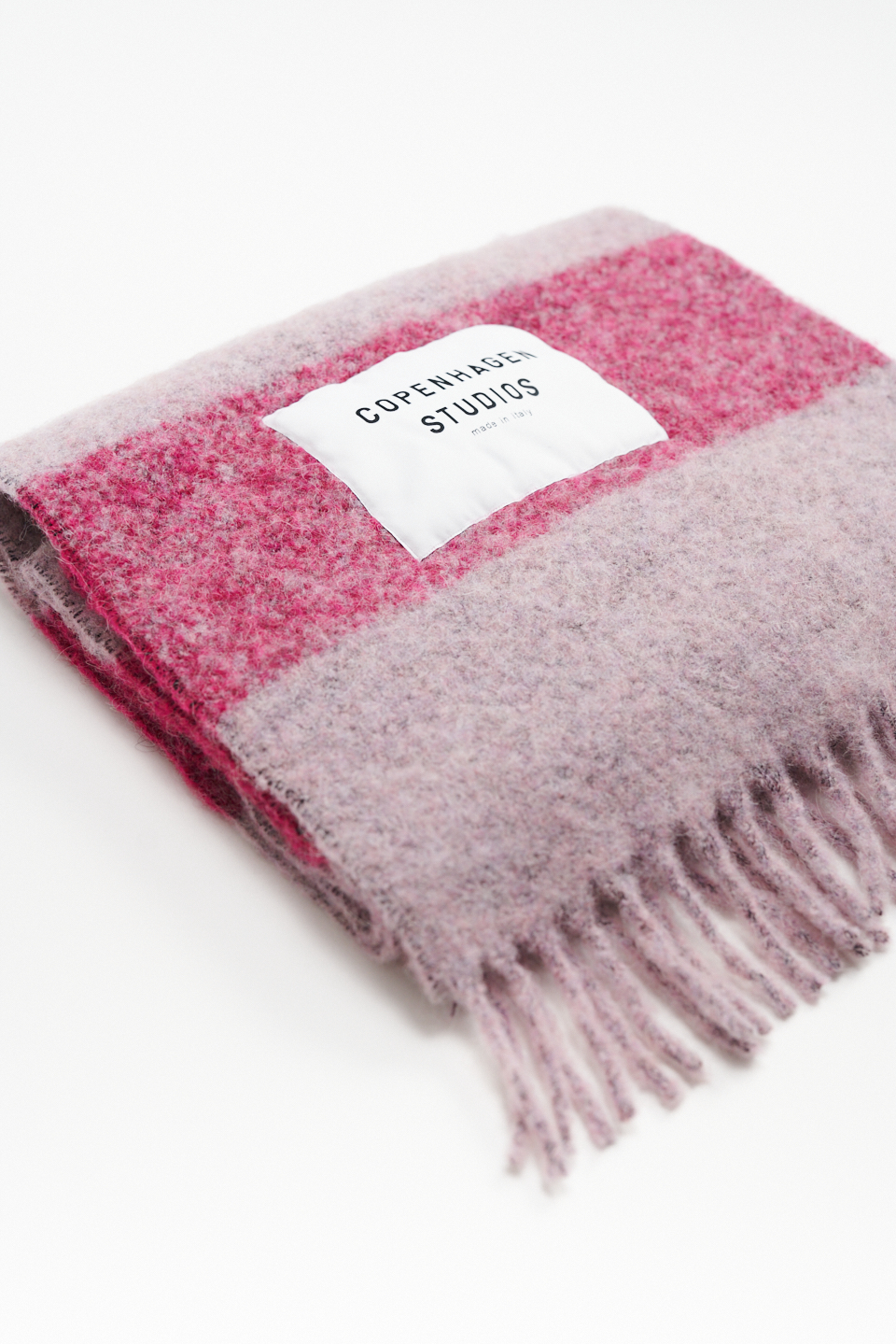 CPH SHAWL 3 wool mix fuchsia - alternative 3