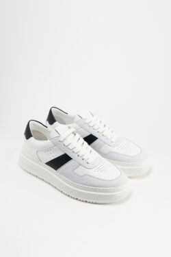 CPH163M leather mix white/black - alternative 1