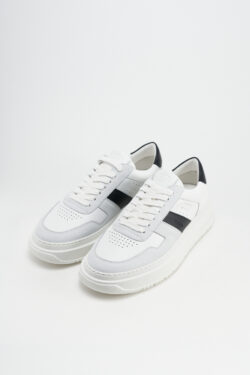 CPH163M leather mix white/black - alternative 4