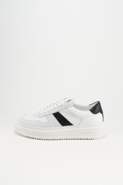 CPH163M leather mix white/black - alternative 3