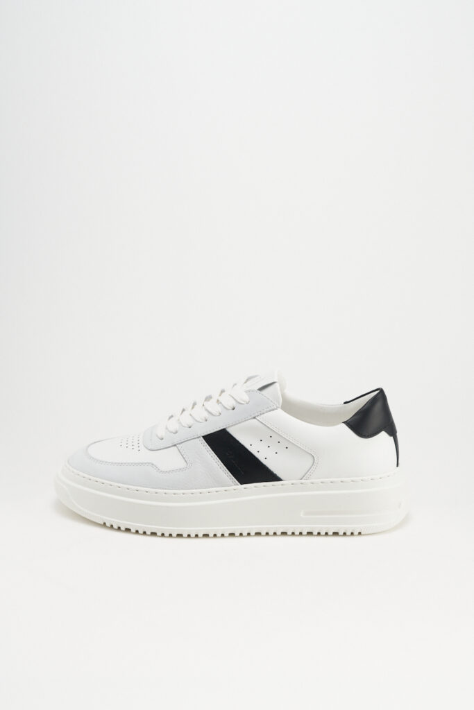 CPH163M leather mix white/black - alternative 3