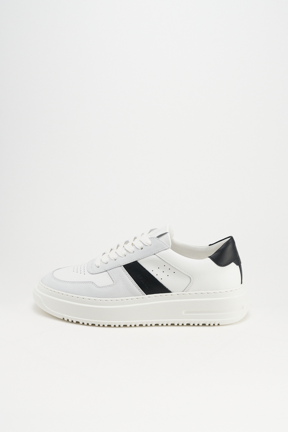 CPH163M leather mix white/black - alternative 3
