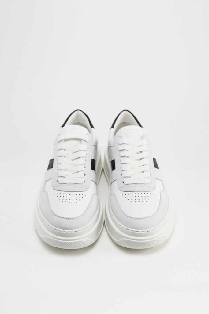 CPH163M leather mix white/black - alternative 2