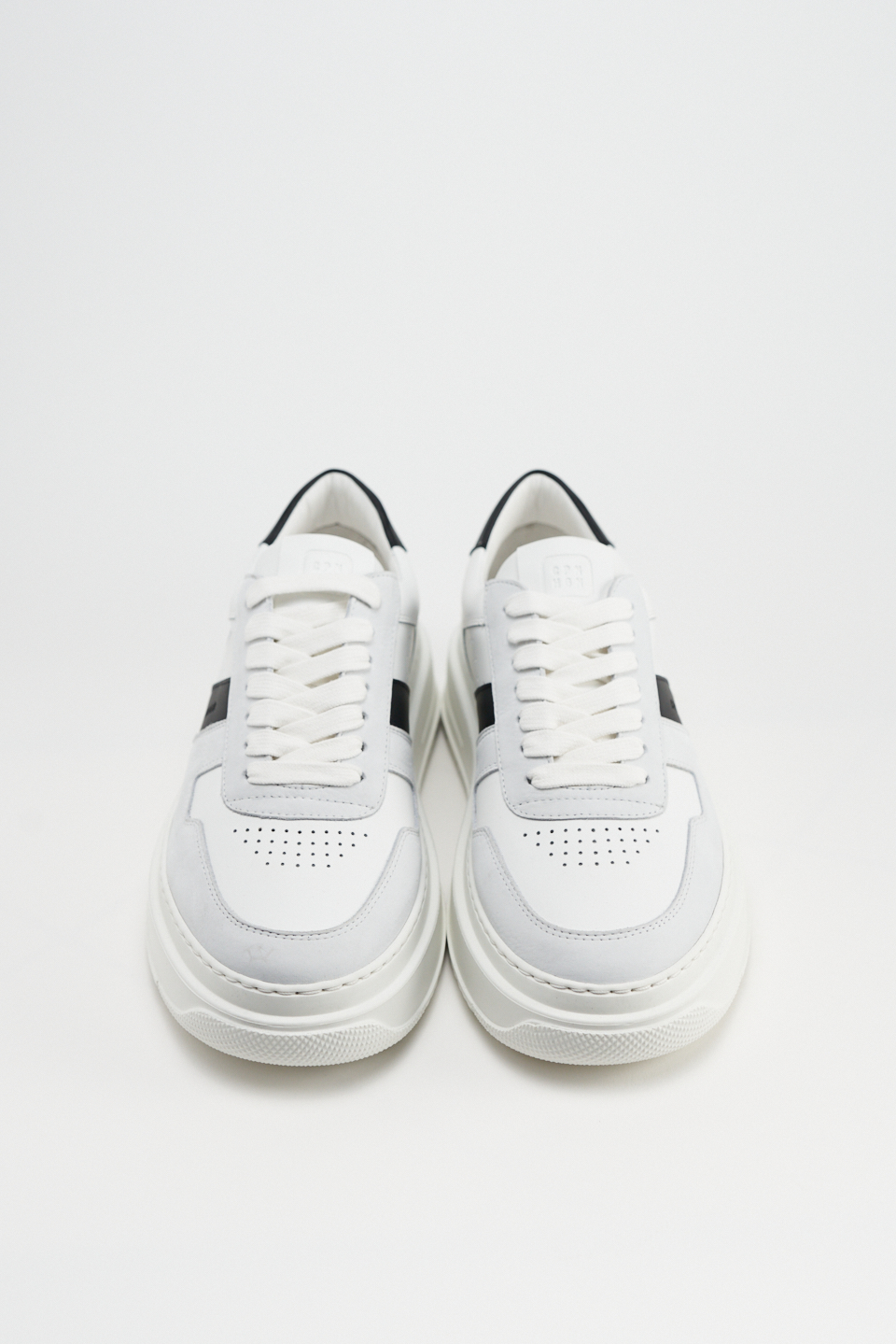 CPH163M leather mix white/black - alternative 2