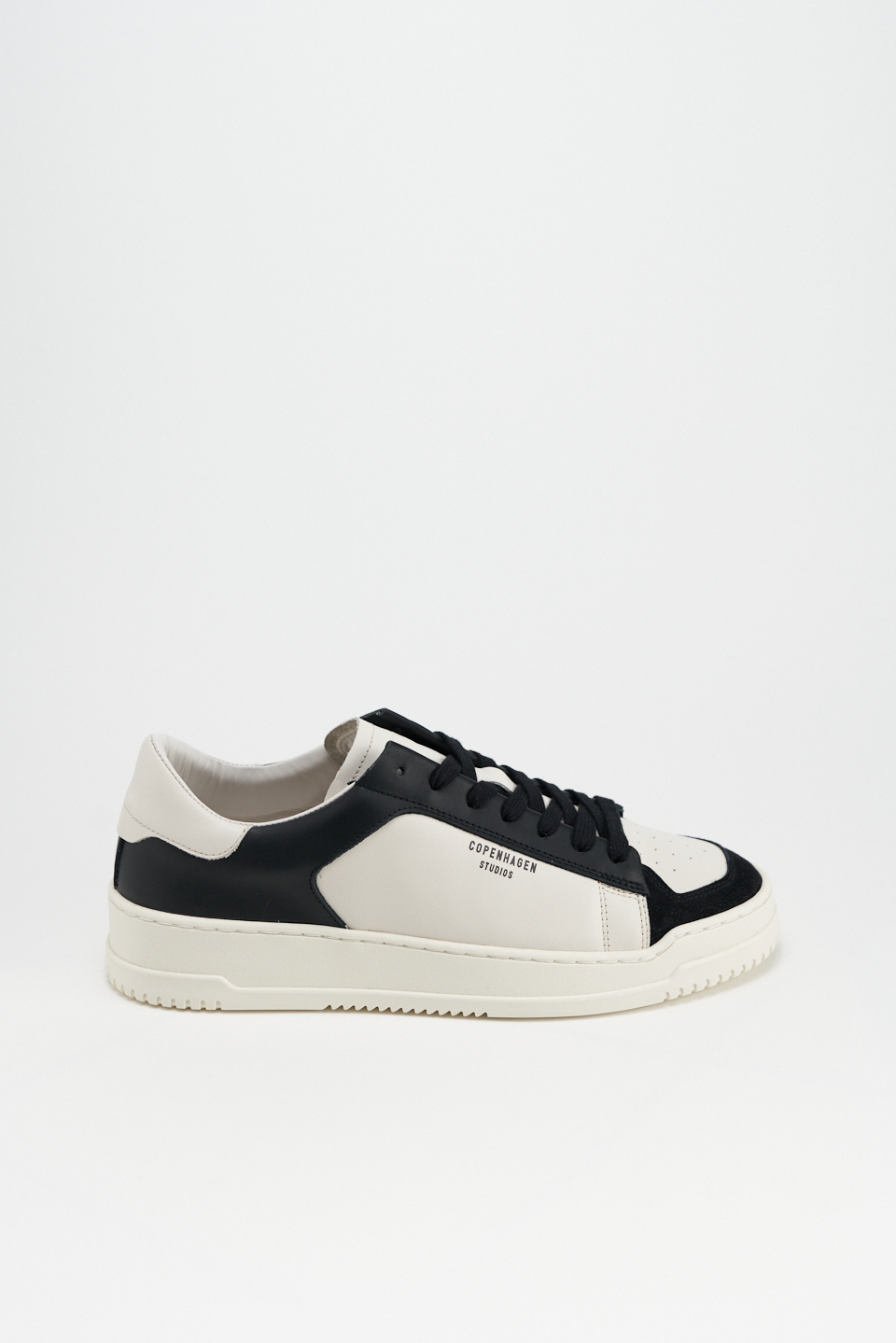 CPH166M leather mix cream beige/black - alternative 1