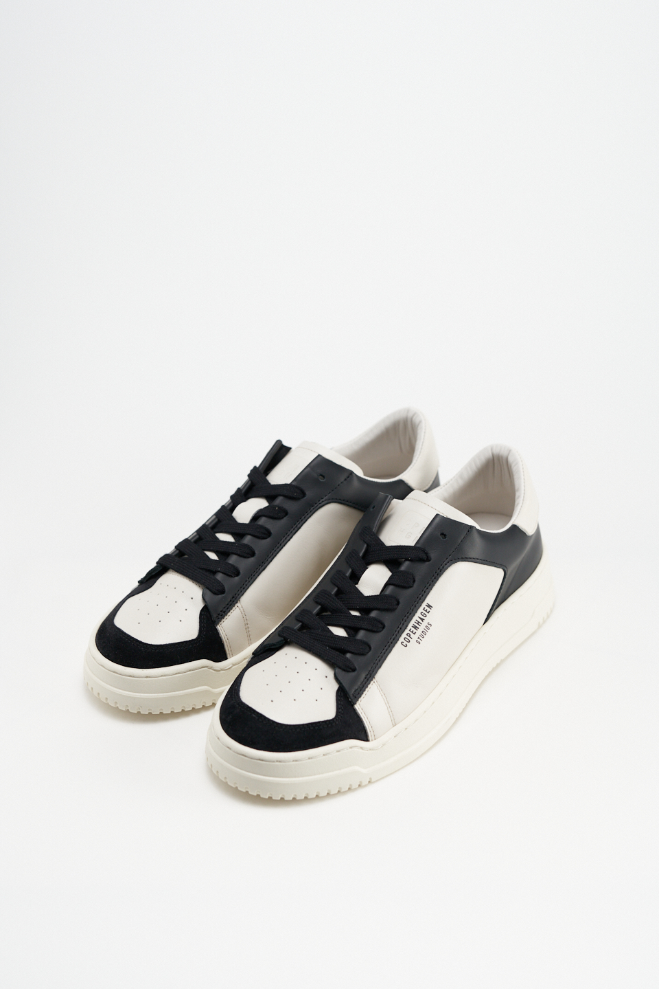 CPH166M leather mix cream beige/black - alternative 2