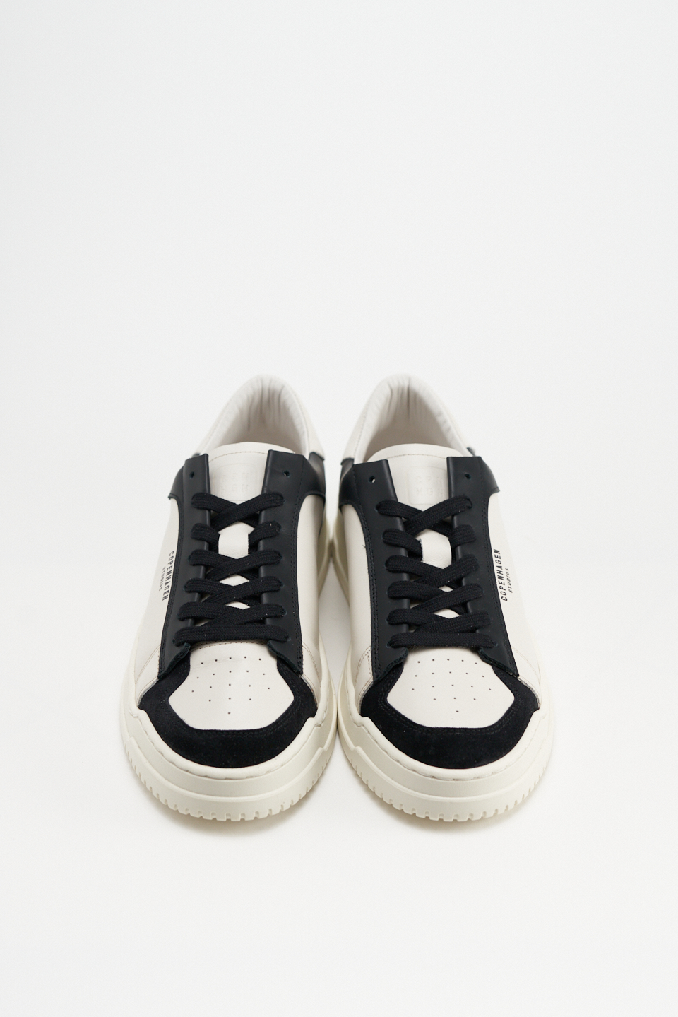 CPH166M leather mix cream beige/black - alternative 4