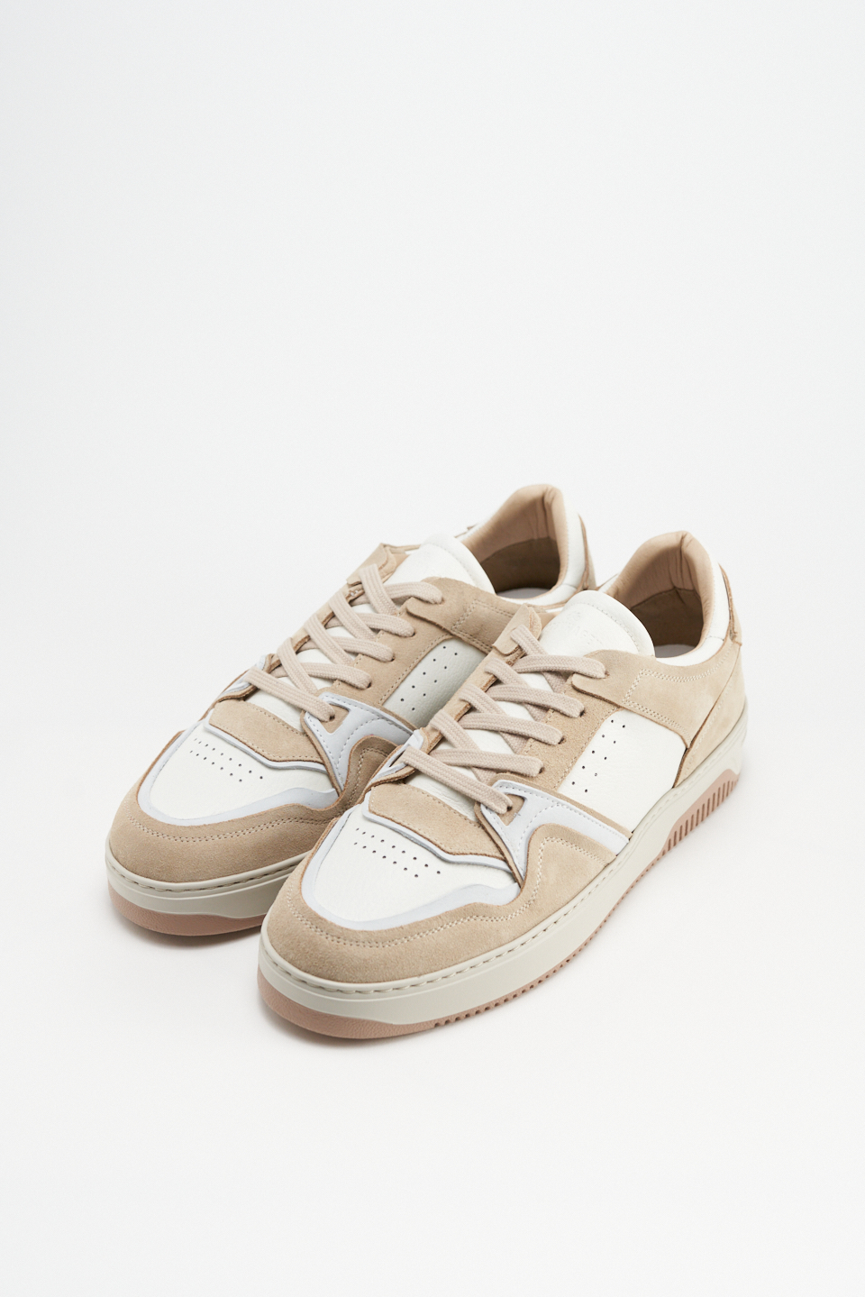 CPH167M leather mix white/cream beige - alternative 4