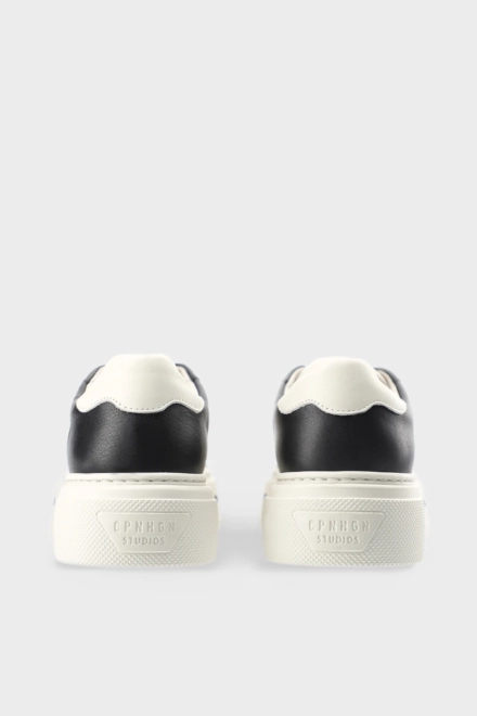 CPH181 leather mix black/cream beige