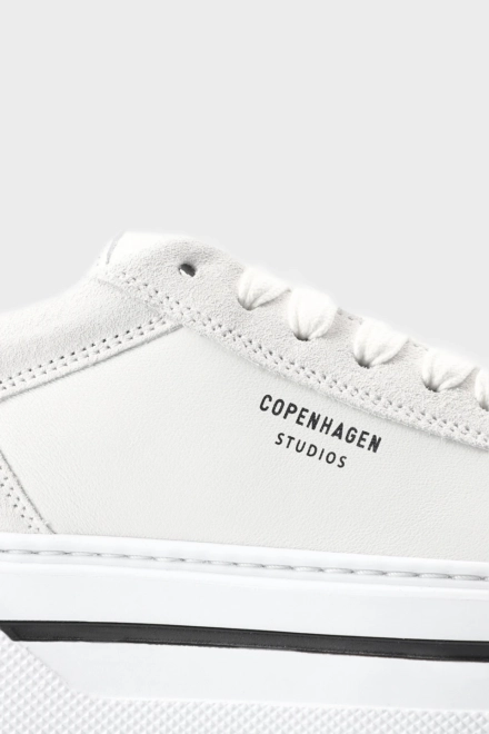 CPH181 leather mix white