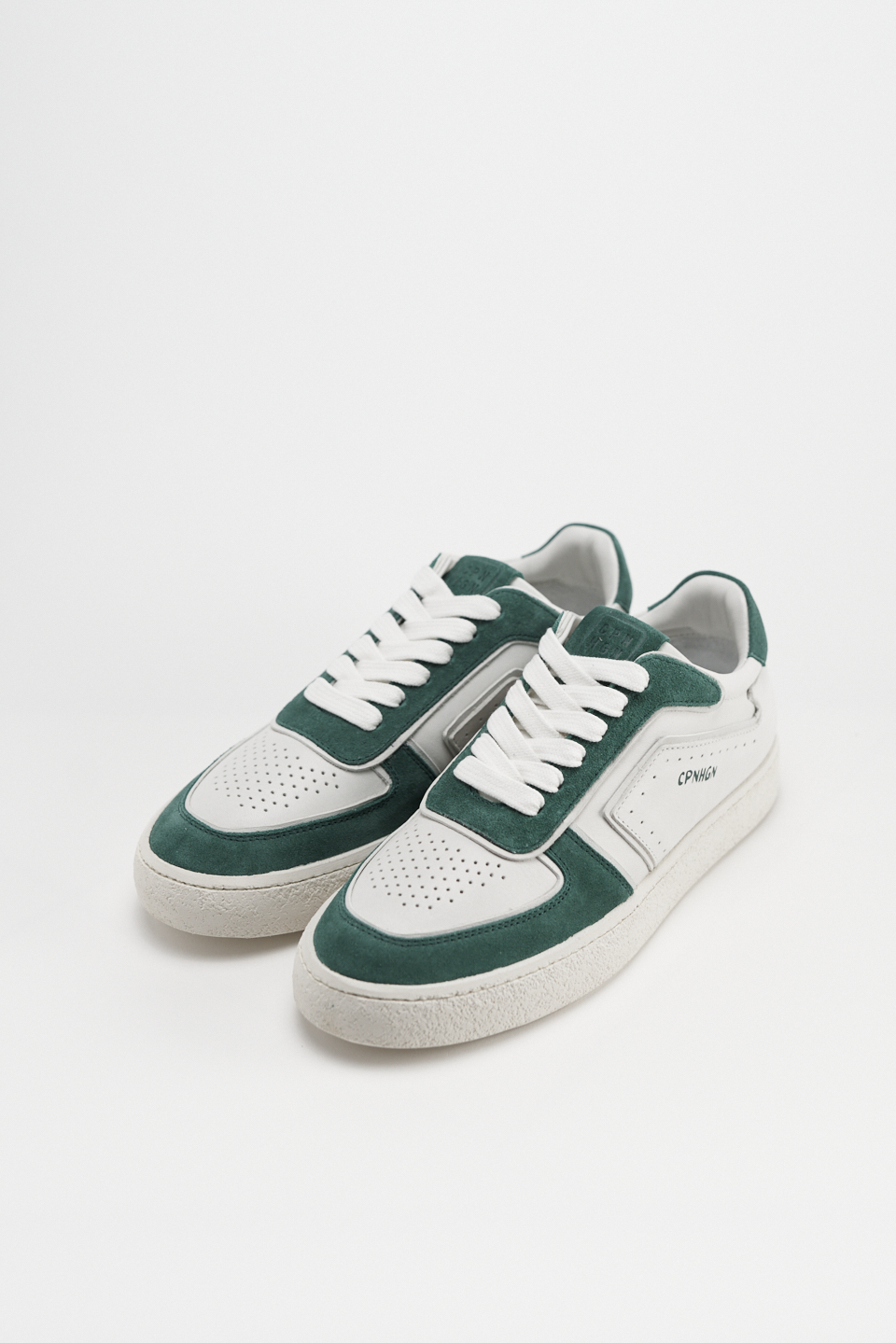 CPH264 leather mix white/green - alternative 4