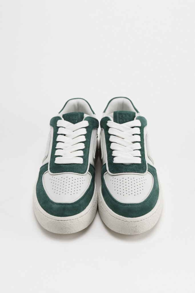 CPH264 leather mix white/green - alternative 2