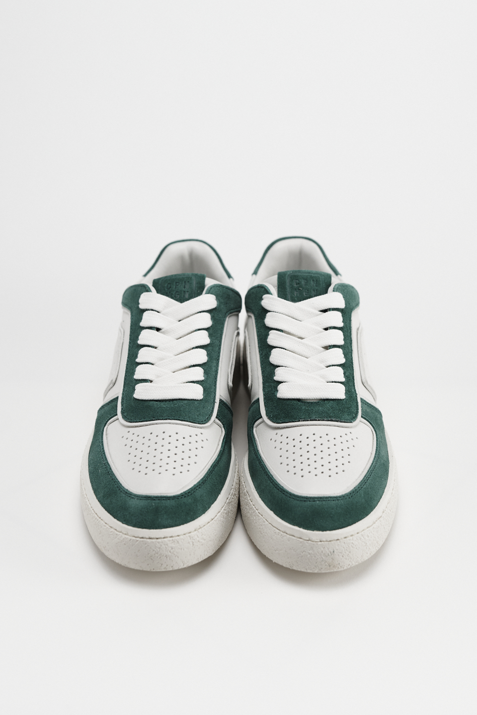 CPH264 leather mix white/green - alternative 2