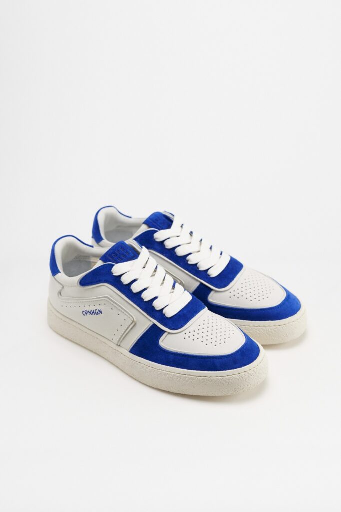 CPH264 leather mix white/blue - alternative 1