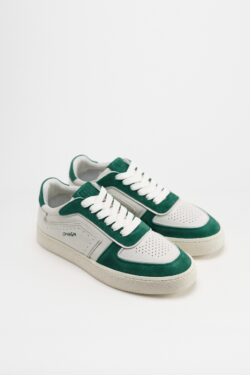 CPH264 leather mix white/green - alternative 1