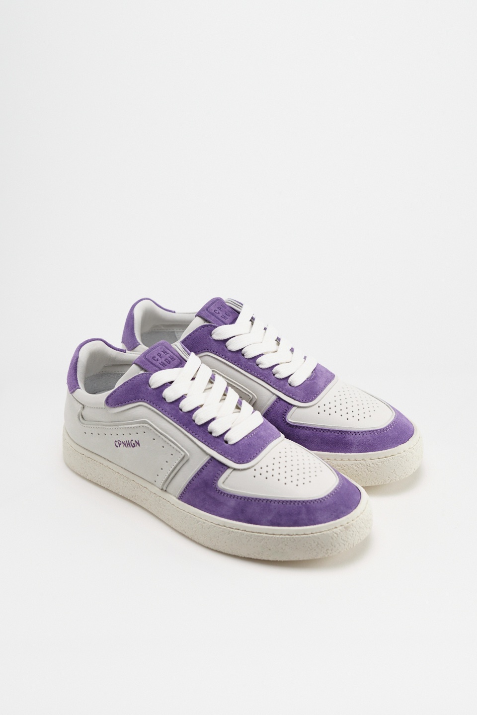 CPH264 leather mix white/purple - alternative 1