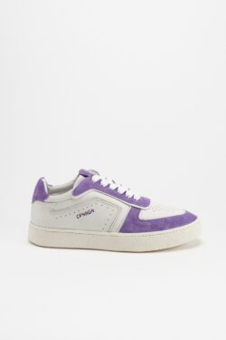 CPH264 leather mix white/purple