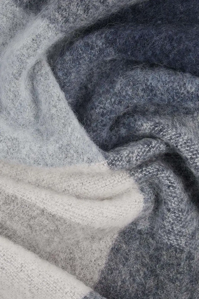 CPH SHAWL 4 – wool mix – blue | COPENHAGEN STUDIOS®