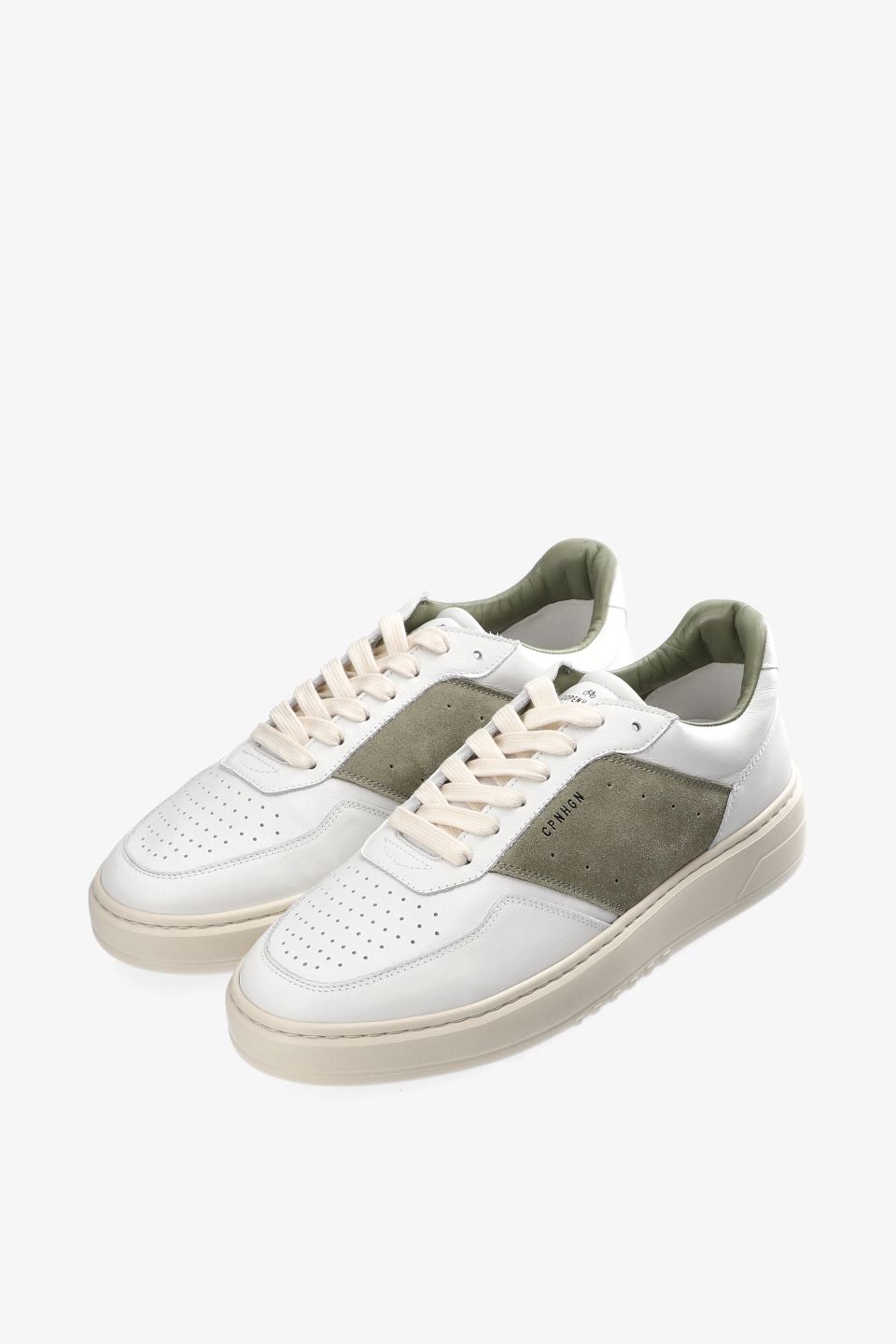 CPH1M leather mix white/olive - alternative 4