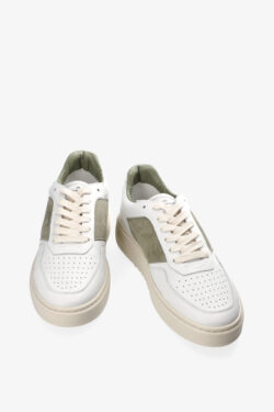 CPH1M leather mix white/olive - alternative 2
