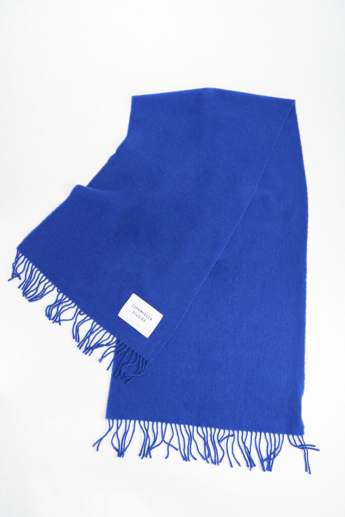 CPH SHAWL 6 wool mix blue